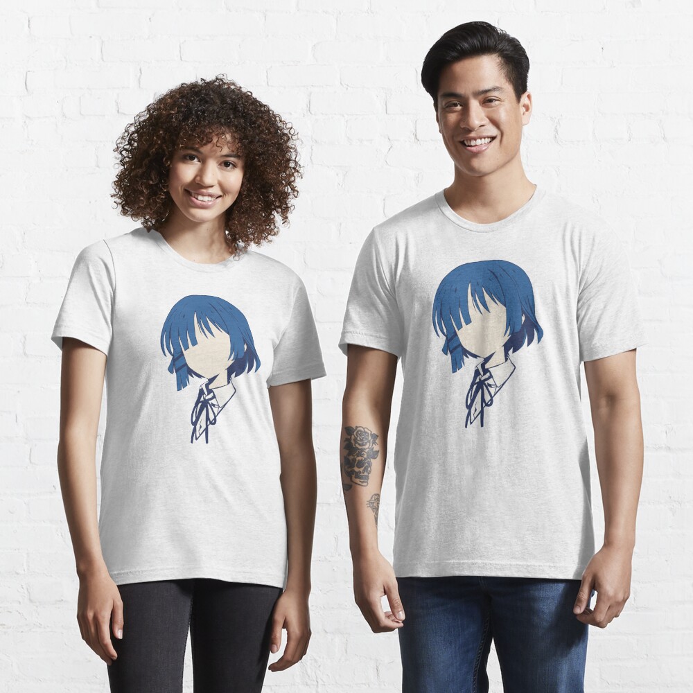 Bocchi the Rock Anime Characters Blue Short Haired Girl Ryo Yamada Pfp in  Minimalist Vector Art (Transparent) - Bocchi The Rock - T-Shirt