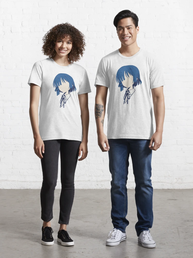 Bocchi the Rock Anime Characters Blue Short Haired Girl Ryo Yamada Pfp in  Minimalist Vector Art (Transparent) - Bocchi The Rock - T-Shirt