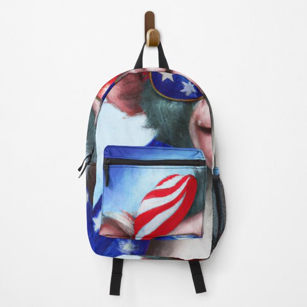 Item preview, Cheeky monkey with USA flag and glasses - 2/4 designed and sold by T-Shirt-Group.