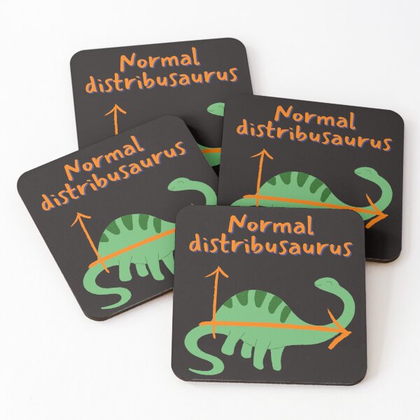 Item preview, Normal Distribution Dinosaur  designed and sold by t1n3333.