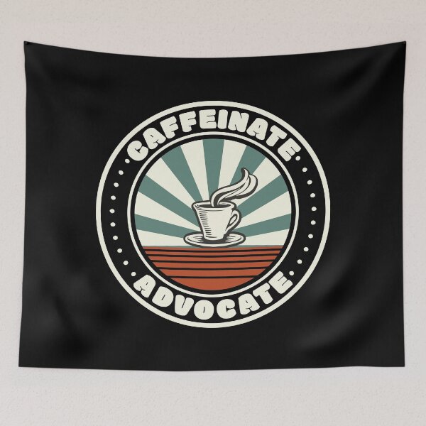 Item preview, Caffeinate And Advocate Ver4 designed and sold by thecatcouch.