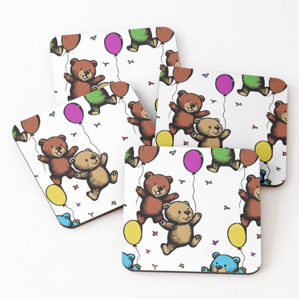 Item preview, Teddies & balloons - seamless pattern (4/4) designed and sold by sabantha.