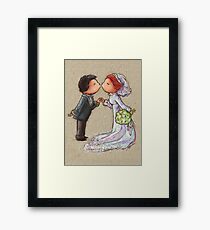 Wedding Kiss Framed Print