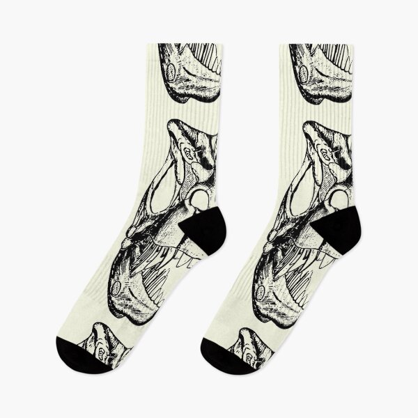 Item preview, Unstoppable T-Rex Vintage Dinosaur Motivational Skull Art (BLACK) designed and sold by CRHPOD20.