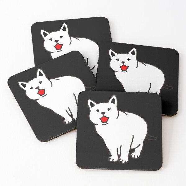 Item preview, Cute white cat design designed and sold by Dirty-Designs.