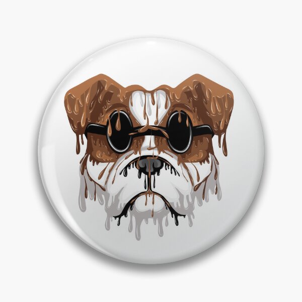 Item preview, Brown dog grime art designed and sold by AmsaOza.