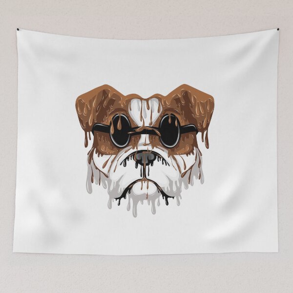 Item preview, Brown dog grime art designed and sold by AmsaOza.