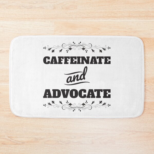 Item preview, Caffeinate And Advocate Ver5 designed and sold by thecatcouch.