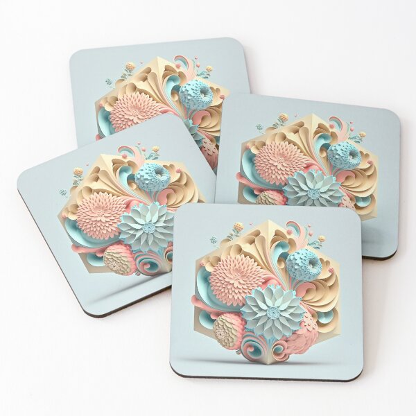 Item preview, Floral Playful Colourful Composition Designs for Home Decor, Wedding, Events Fashion  and Accessories  designed and sold by RAGANADesign.