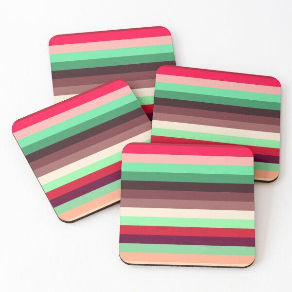 Item preview, Retro TV Bar Inspired Stripes designed and sold by TotallyRetroArt.
