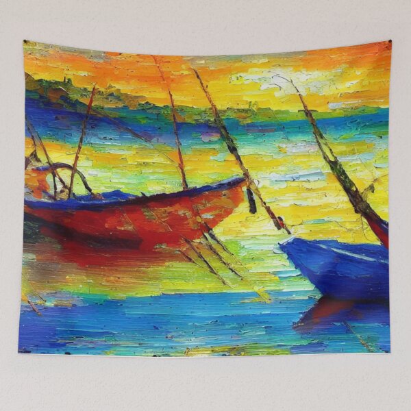 Item preview, Village Painting designed and sold by donlmartino.