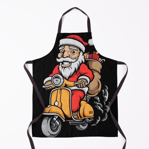 Item preview, Santa Ride a Scooter designed and sold by chomaruddin tri amboko.
