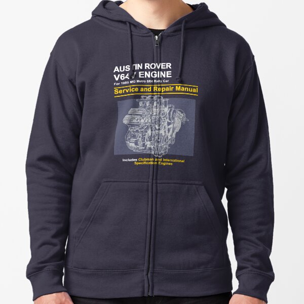 Metro 6R4 - V64V Repair Manual #2 Zipped Hoodie