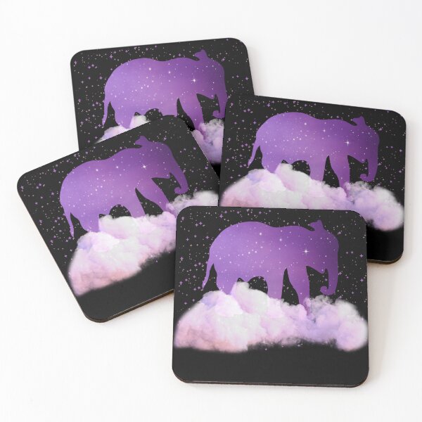 Item preview, Cute Colorful Elephant Art With Cloud Design For Elephants Lover Funny Elephant Gift  designed and sold by Thecitiesstore.