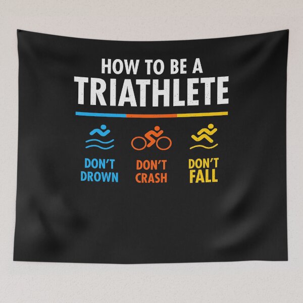 Item preview, How to Triathlete - Triathlon Funny designed and sold by ChrisFeil.