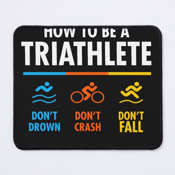 Item preview, How to Triathlete - Triathlon Funny designed and sold by ChrisFeil.