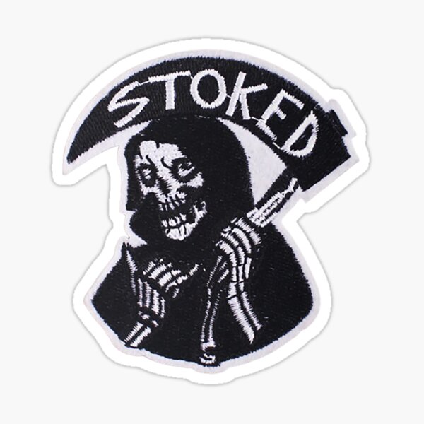 Stay Positive Embroidered Patch Black & White Iron on Patches Funny Irony  Patches Skeleton Skull Punk Decals Dark Humour Patches 