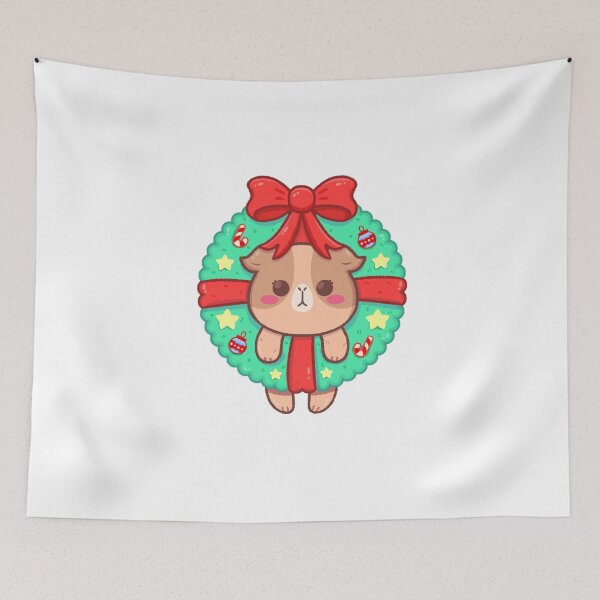 Item preview, Capy Christmas Wreath  designed and sold by Minidooods.