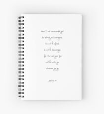 Joshua 1:9 Spiral Notebook