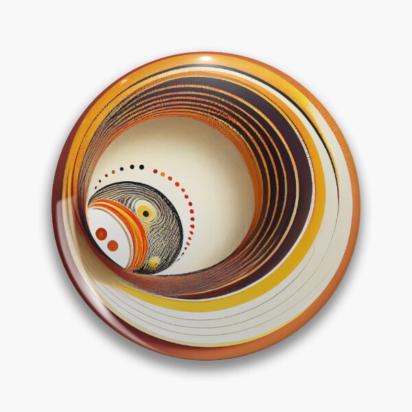 Item preview, Imagined Circular Minimalist Pattern Digital Painting designed and sold by CodeAndColors.