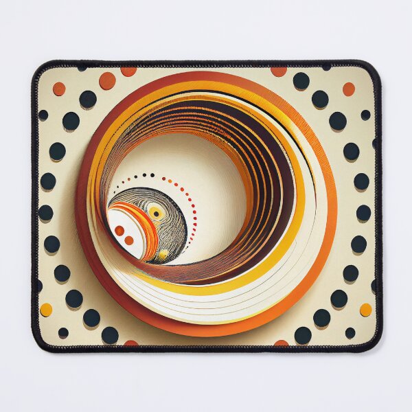 Item preview, Imagined Circular Minimalist Pattern Digital Painting designed and sold by CodeAndColors.