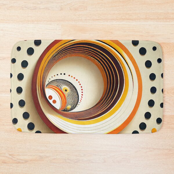 Item preview, Imagined Circular Minimalist Pattern Digital Painting designed and sold by CodeAndColors.