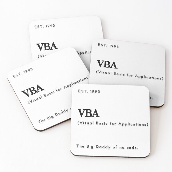 Item preview, VBA - The Big Daddy of no code. designed and sold by QuirkyQuoteMakr.