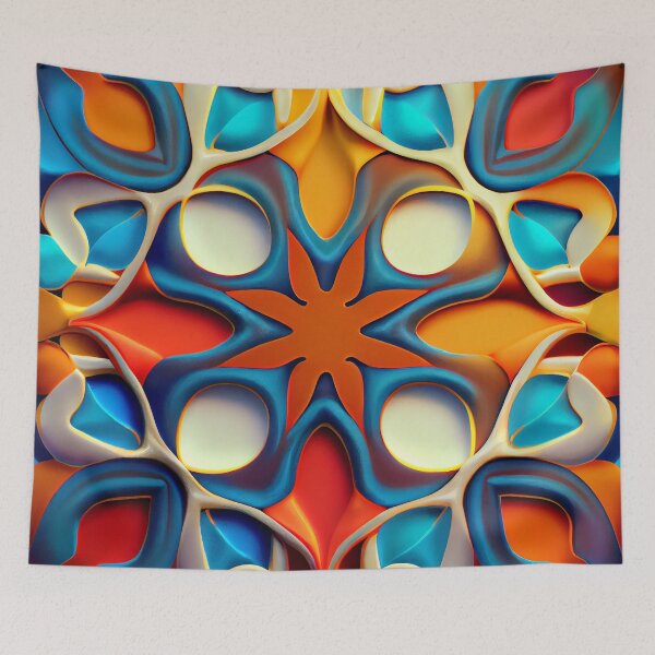 Item preview, Vibrant Light Beautiful Aesthetic Ceramic Contempo Digital Painting designed and sold by CodeAndColors.