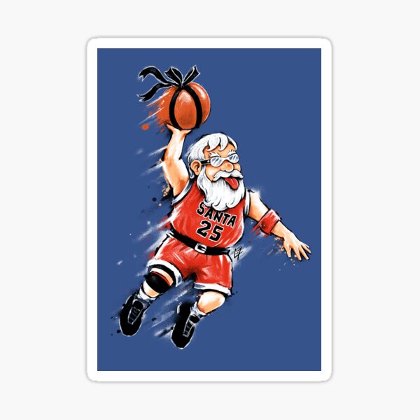 Santa Dunk Sticker