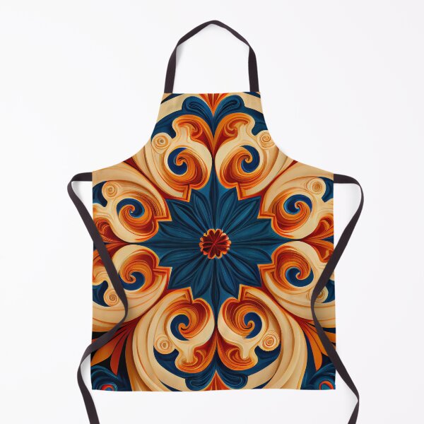 Artikelvorschau, Swirling New Mediterranean Pattern Digital Painting entworfen und verkauft von CodeAndColors.