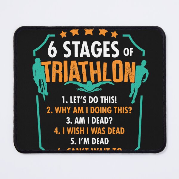 Item preview, Triathlete - Triathlon Phases Funny designed and sold by ChrisFeil.
