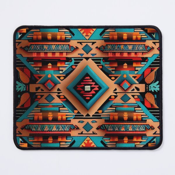 Artikelvorschau, Thick Dramatic Happy Southwestern Pattern Digital Painting entworfen und verkauft von CodeAndColors.
