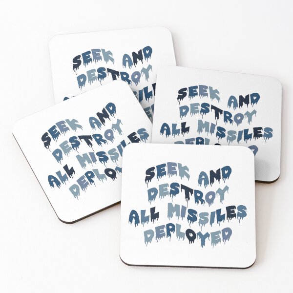 Item preview, seek and destroy all missiles deployed blue designed and sold by everything4eva.