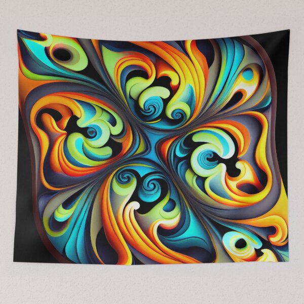 Item preview, Vibrant Light Beautiful Aesthetic Ceramic Contempo Digital Painting designed and sold by CodeAndColors.