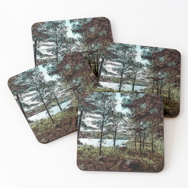 Item preview, Geodesic Lakeside Afternoon designed and sold by Leslie Montgomery Art.