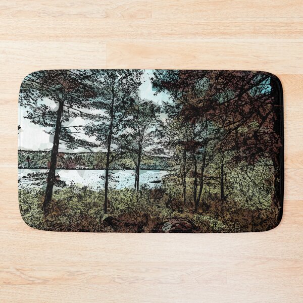 Item preview, Geodesic Lakeside Afternoon designed and sold by Finding Fortuity.