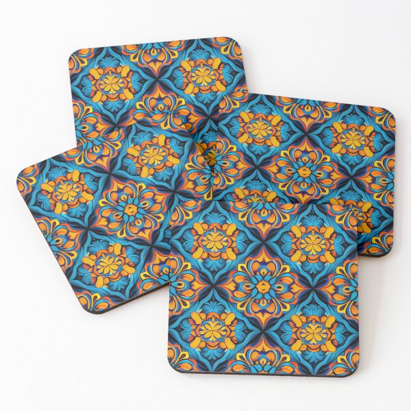 Item preview, Bright European Pattern Digital Painting designed and sold by CodeAndColors.