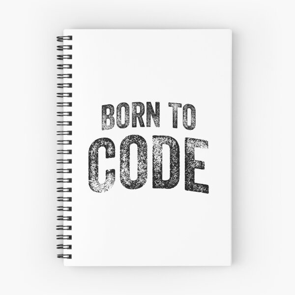 Item preview, Born To Code (Big Black Text) designed and sold by STUDIO-72.