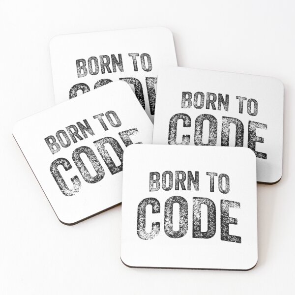 Item preview, Born To Code (Big Black Text) designed and sold by STUDIO-72.
