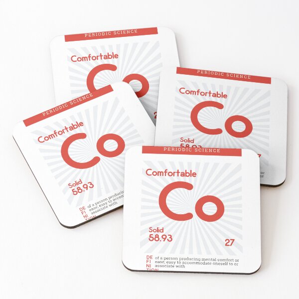 Item preview, Comfortable Periodic Science Definition motivational Quote designed and sold by artacalla.
