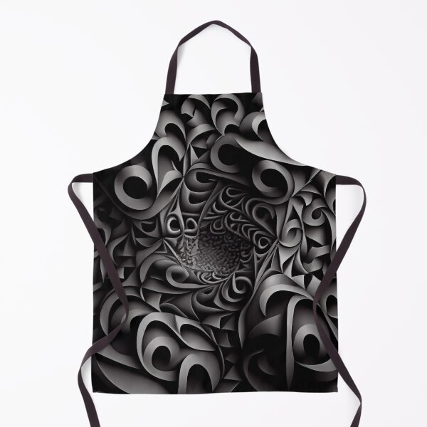 Item preview, Coarse Black Complex Dynamic Latin Pattern Digital Painting designed and sold by CodeAndColors.