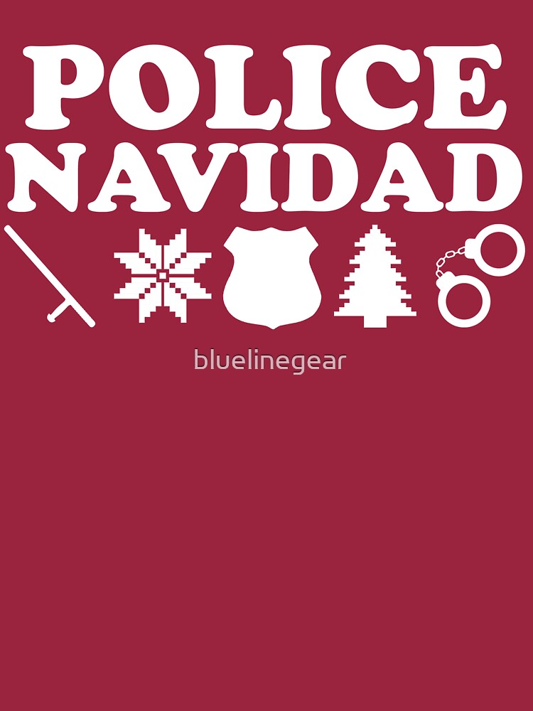 police navidad shirt