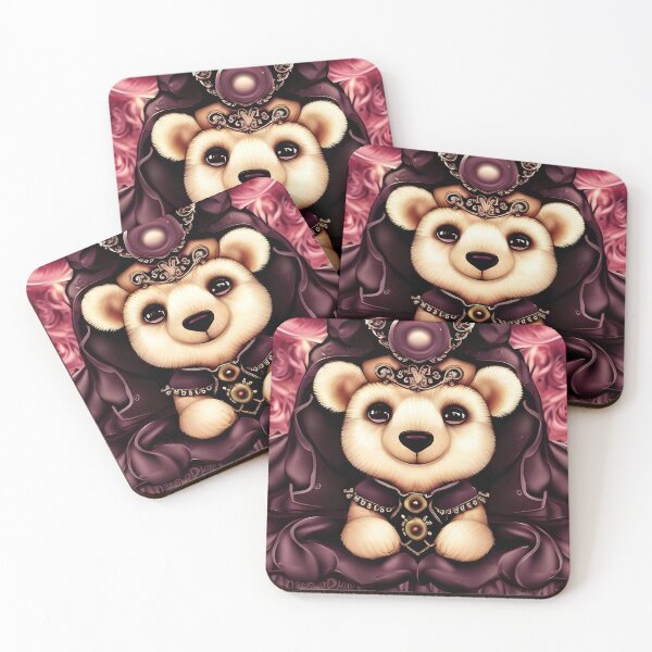 Item preview, Victorian Gothic Teddy Bear Princess - Pastel Goth designed and sold by Dalive.