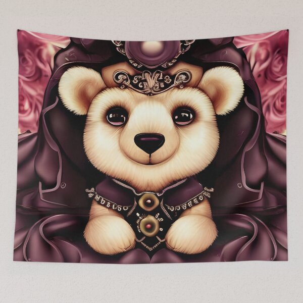Item preview, Victorian Gothic Teddy Bear Princess - Pastel Goth designed and sold by Dalive.