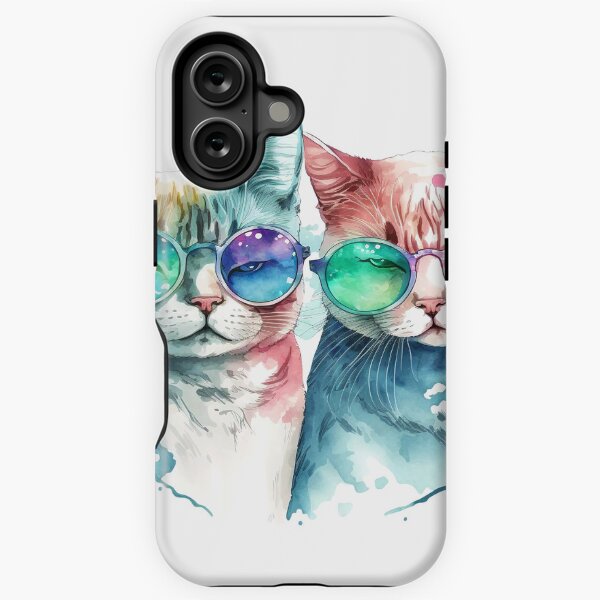 Item preview, t-shirt cat water colors for valentine's day designed and sold by SooNS-Studio.