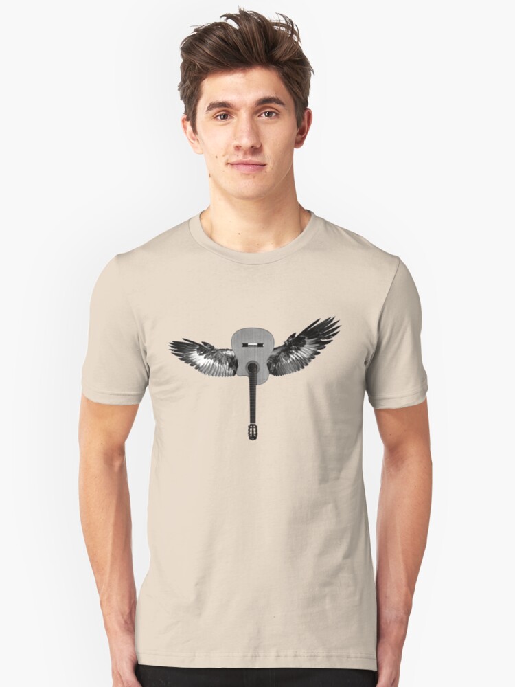 Alternate view of Flying Guitar Slim Fit T-Shirt