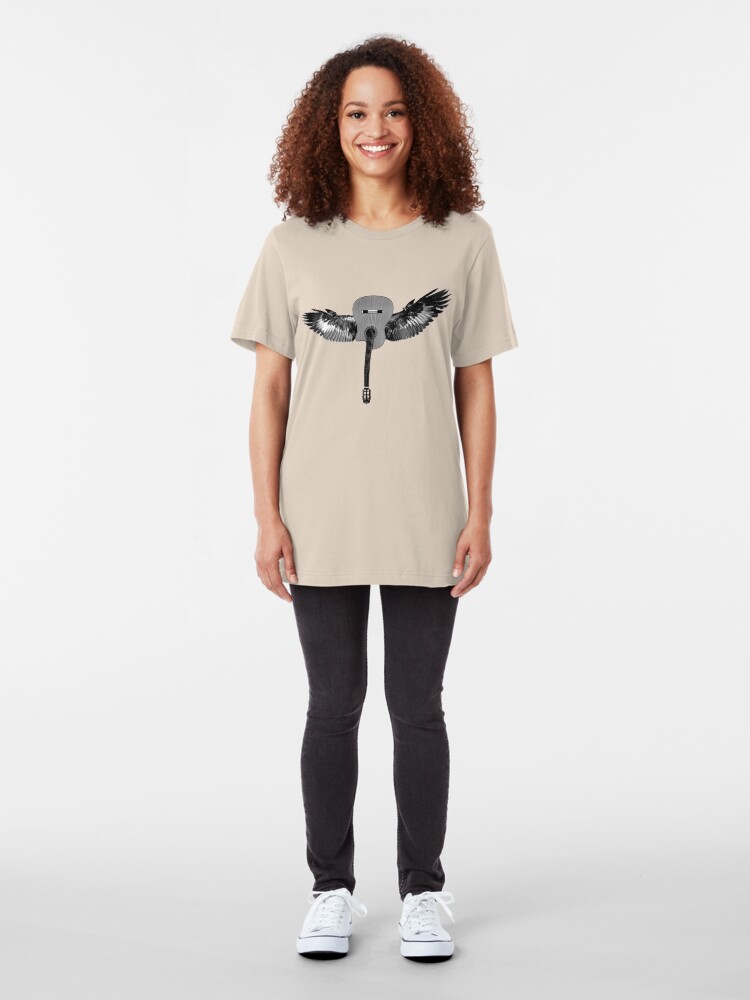 Alternate view of Flying Guitar Slim Fit T-Shirt