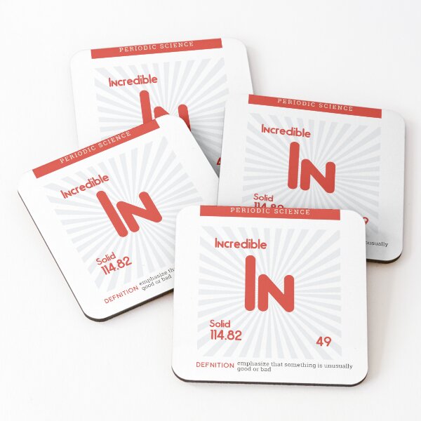 Item preview, Incredible Periodic Science Definition motivational Quote designed and sold by artacalla.