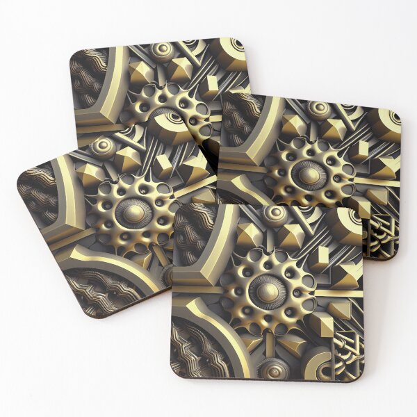 Item preview, Three Dimensional Artistic Industrial Pattern Digital Painting designed and sold by CodeAndColors.
