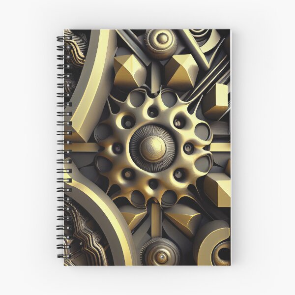Item preview, Three Dimensional Artistic Industrial Pattern Digital Painting designed and sold by CodeAndColors.